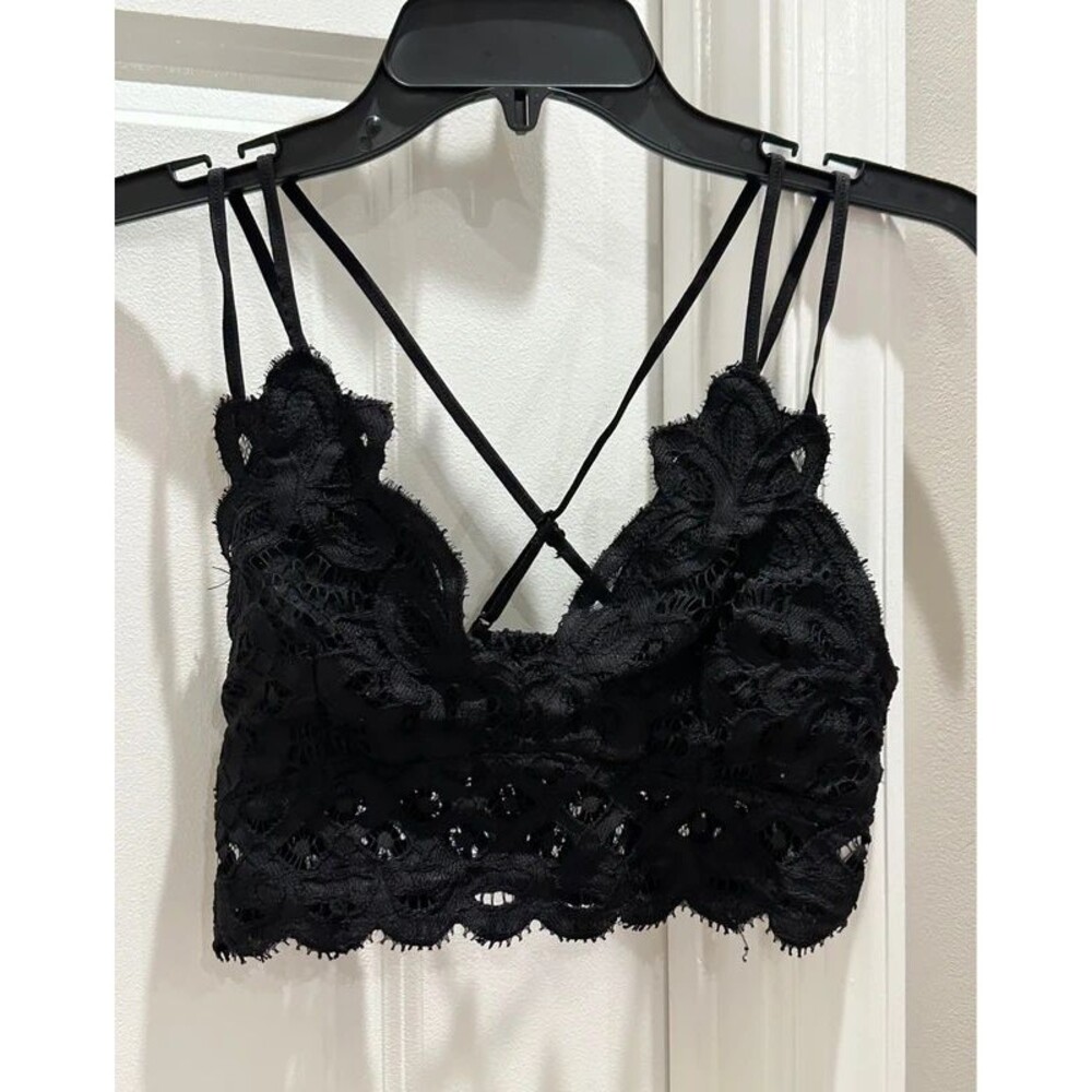 Anemone Black Lace Bralette